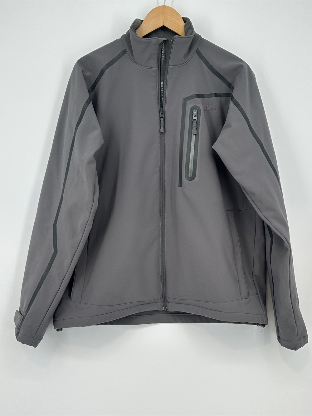 Helly Hansen Grey Performance Softshell Jacket - Size Large